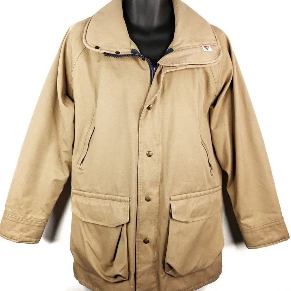 Columbia Gore Tex Field Jacket Vintage 80s 90s Coat Made In USA Mens Size Medium
